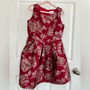 Children’s place sleeveless brocade dress